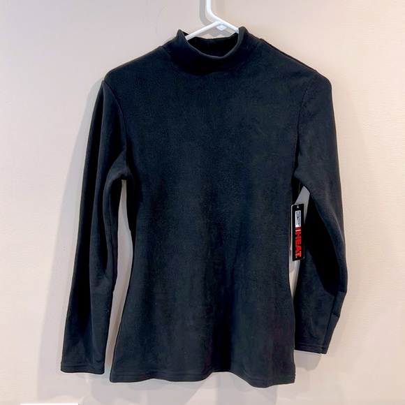 🔥NWT 32 Degrees Black Long Sleeve Turtleneck Top🔥 - Picture 1 of 6
